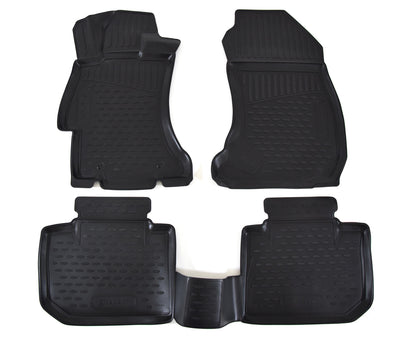 Covorase din cauciuc tip tavita Premium, Subaru XV, 2012-2017
