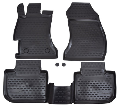 Covorase din cauciuc tip tavita Premium, Subaru XV, 2012-2017
