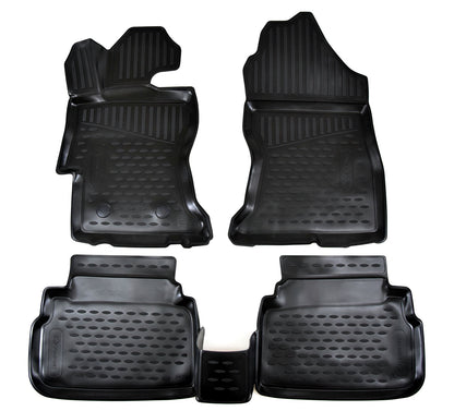 Covorase din cauciuc tip tavita Premium, Subaru XV, CUV, 2017-