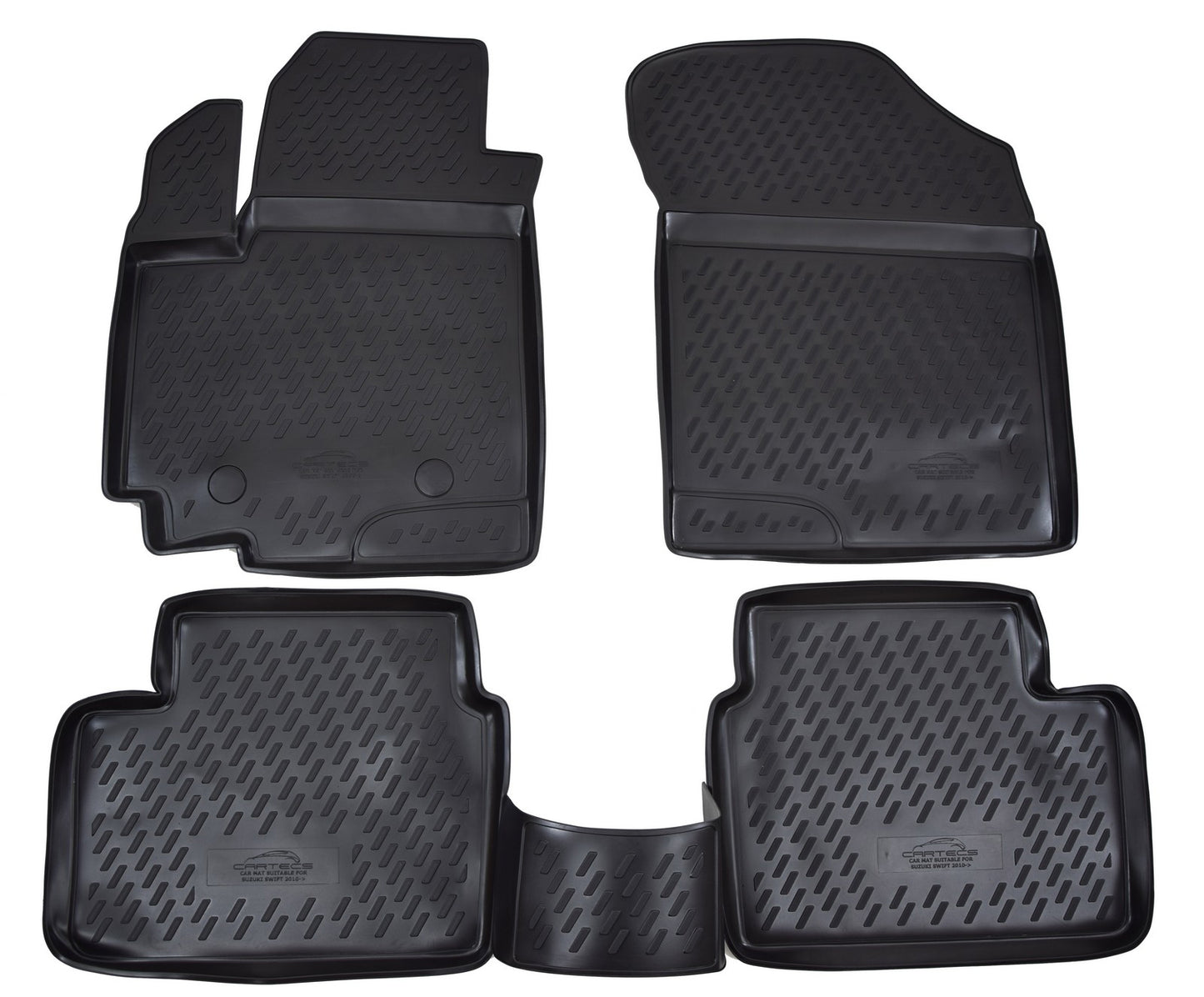 Covorase din cauciuc tip tavita Premium, Suzuki Swift, 2010-2017