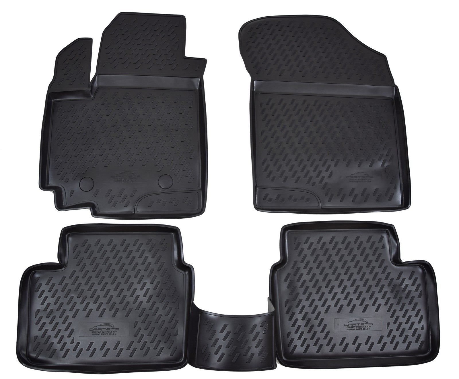 Covorase din cauciuc tip tavita Premium, Suzuki Swift, 2010-2017