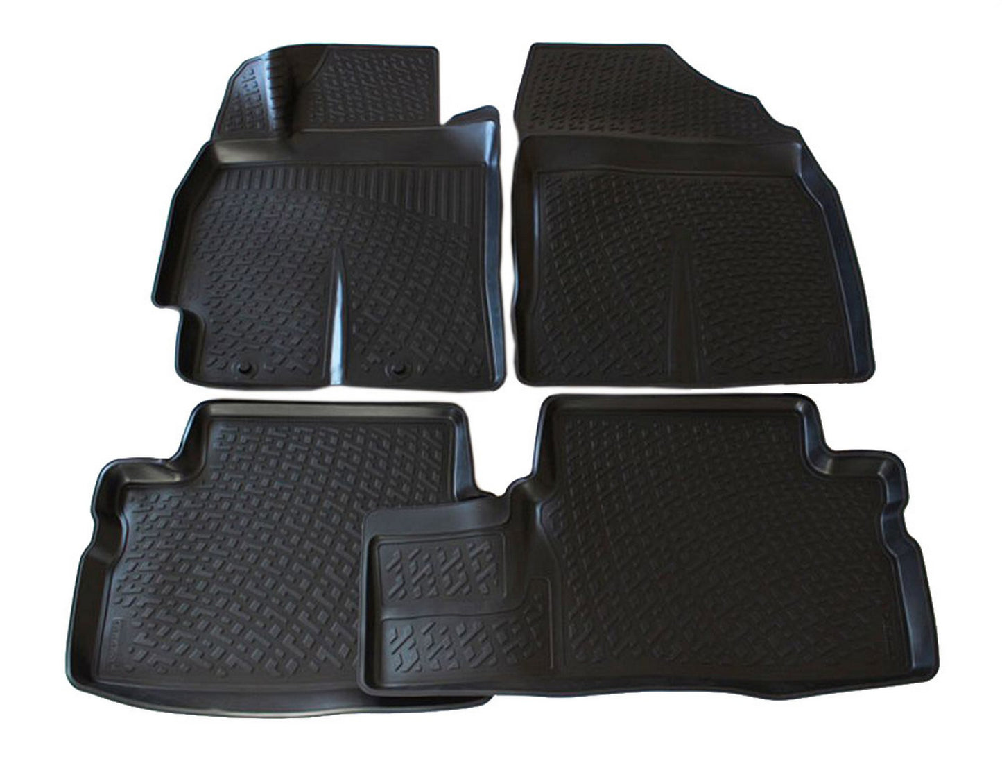 Covorase din cauciuc tip tavita Premium, Toyota Corolla, 2007-2013