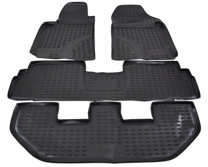 Covorase din cauciuc tip tavita Premium, Toyota Corolla Verso, 2004-2009