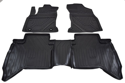 Covorase din cauciuc tip tavita Premium, Toyota Hilux, pick-up, 2015-