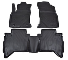 Covorase din cauciuc tip tavita Premium, Toyota Hilux, pick-up, 2015-