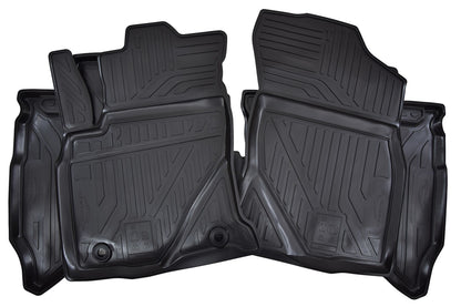 Covorase din cauciuc tip tavita Premium, Toyota Hilux, pick-up, 2015-