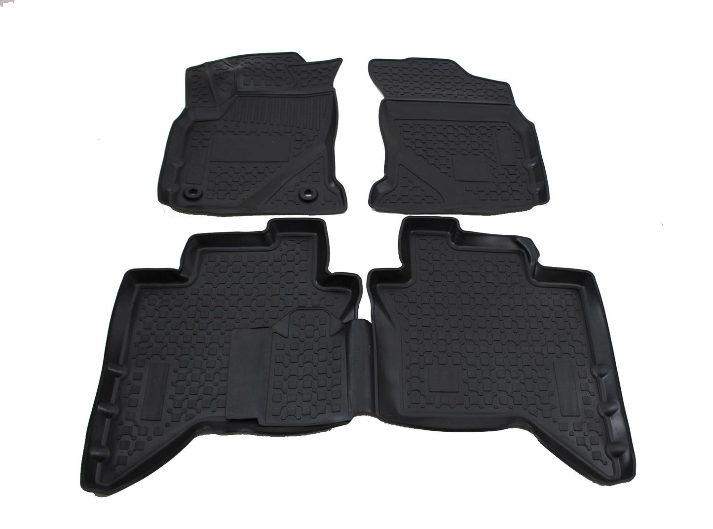 Covorase din cauciuc tip tavita Premium, Toyota Hilux, 2016-