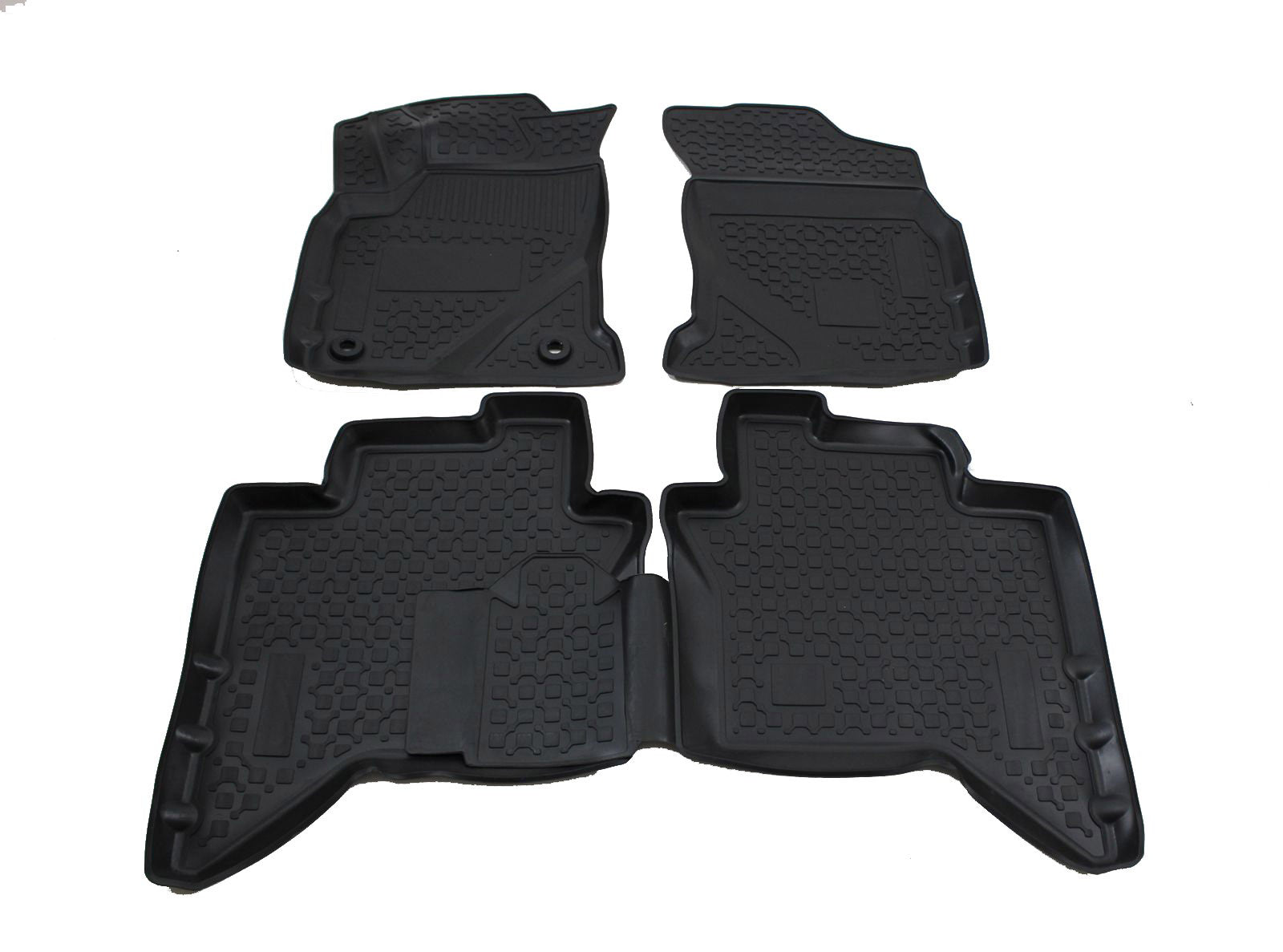 Covorase din cauciuc tip tavita Premium, Toyota Hilux, 2016-