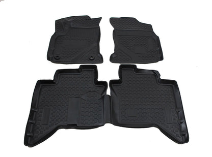 Covorase din cauciuc tip tavita Premium, Toyota Hilux, 2016-