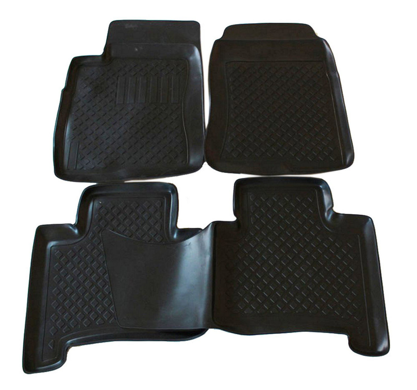 Covorase din cauciuc tip tavita Premium, Toyota Land Cruiser (J120), 2002-2012