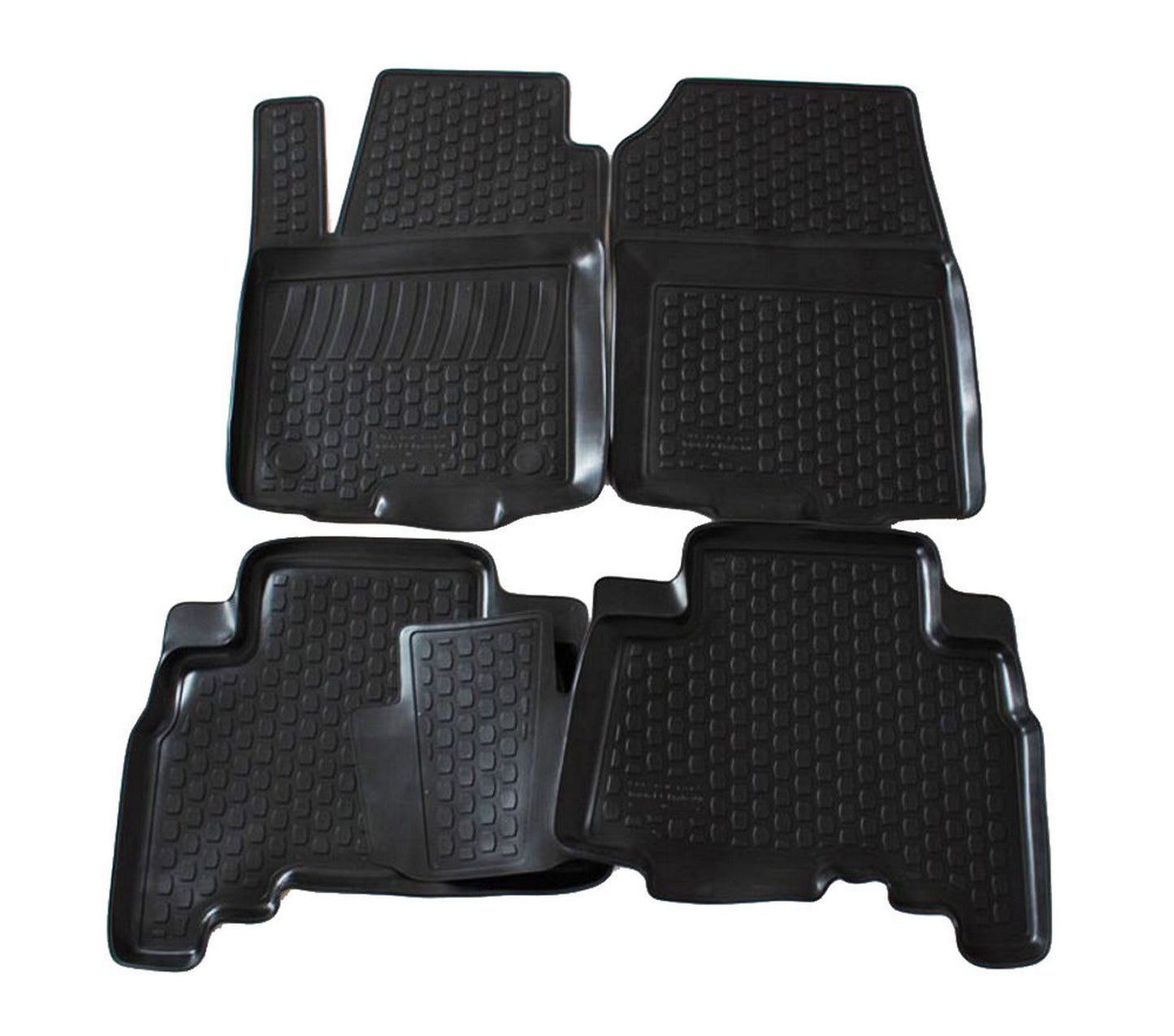 Covorase din cauciuc tip tavita Premium, Toyota Land Cruiser (J150), SUV, 2009-
