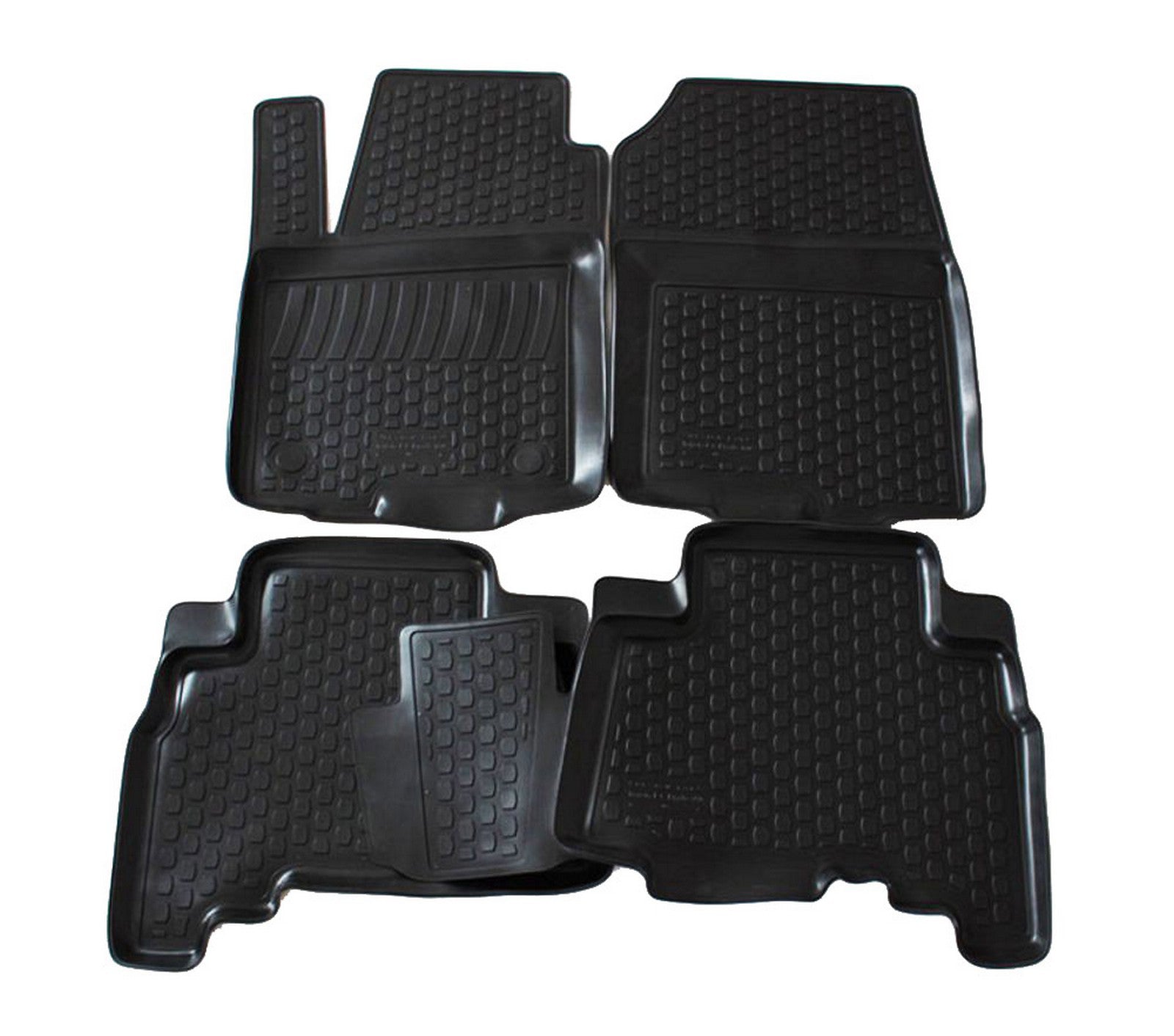Covorase din cauciuc tip tavita Premium, Toyota Land Cruiser (J150), SUV, 2009-
