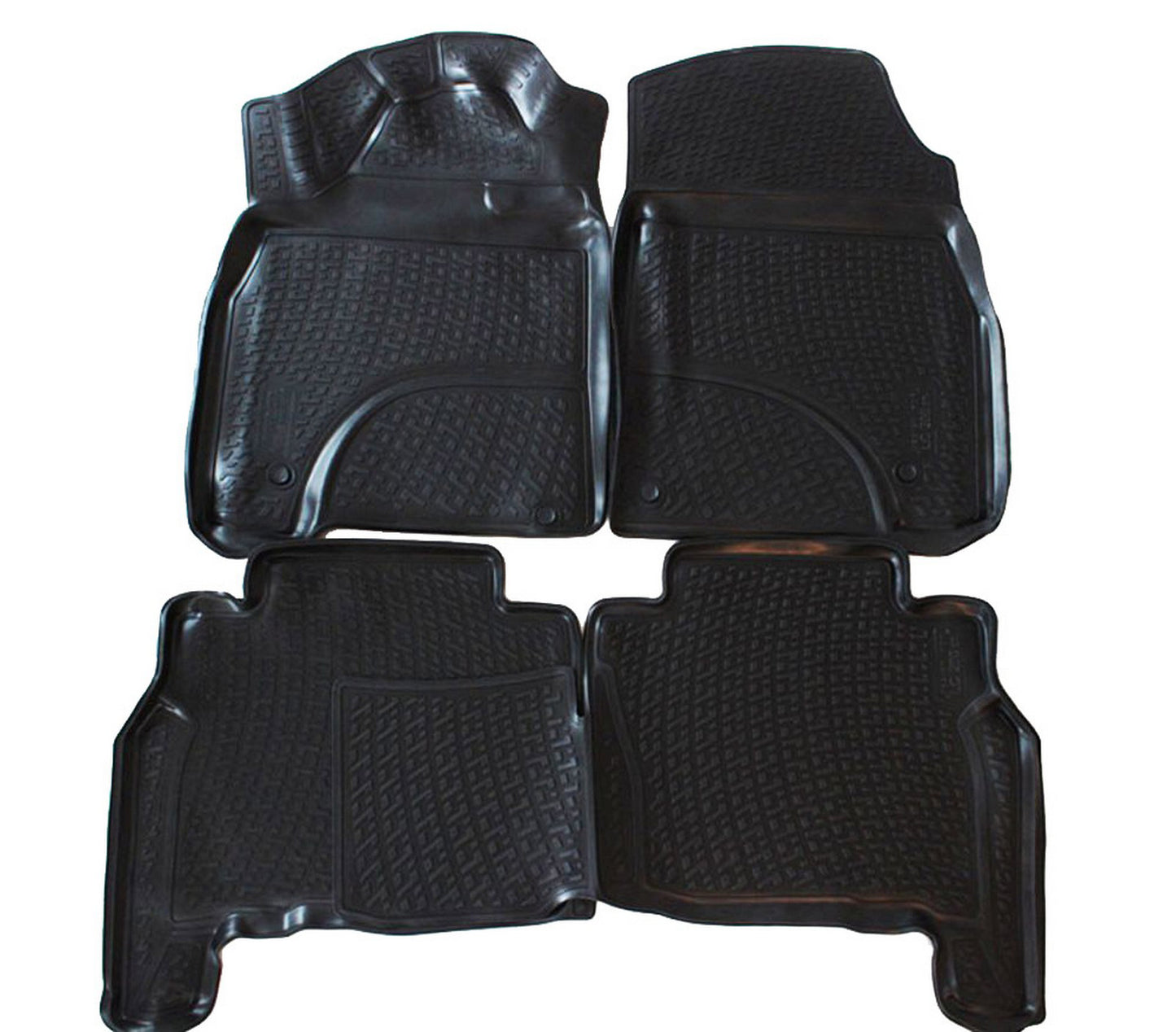 Covorase din cauciuc tip tavita Premium, Toyota Land Cruiser (J200), 2009-