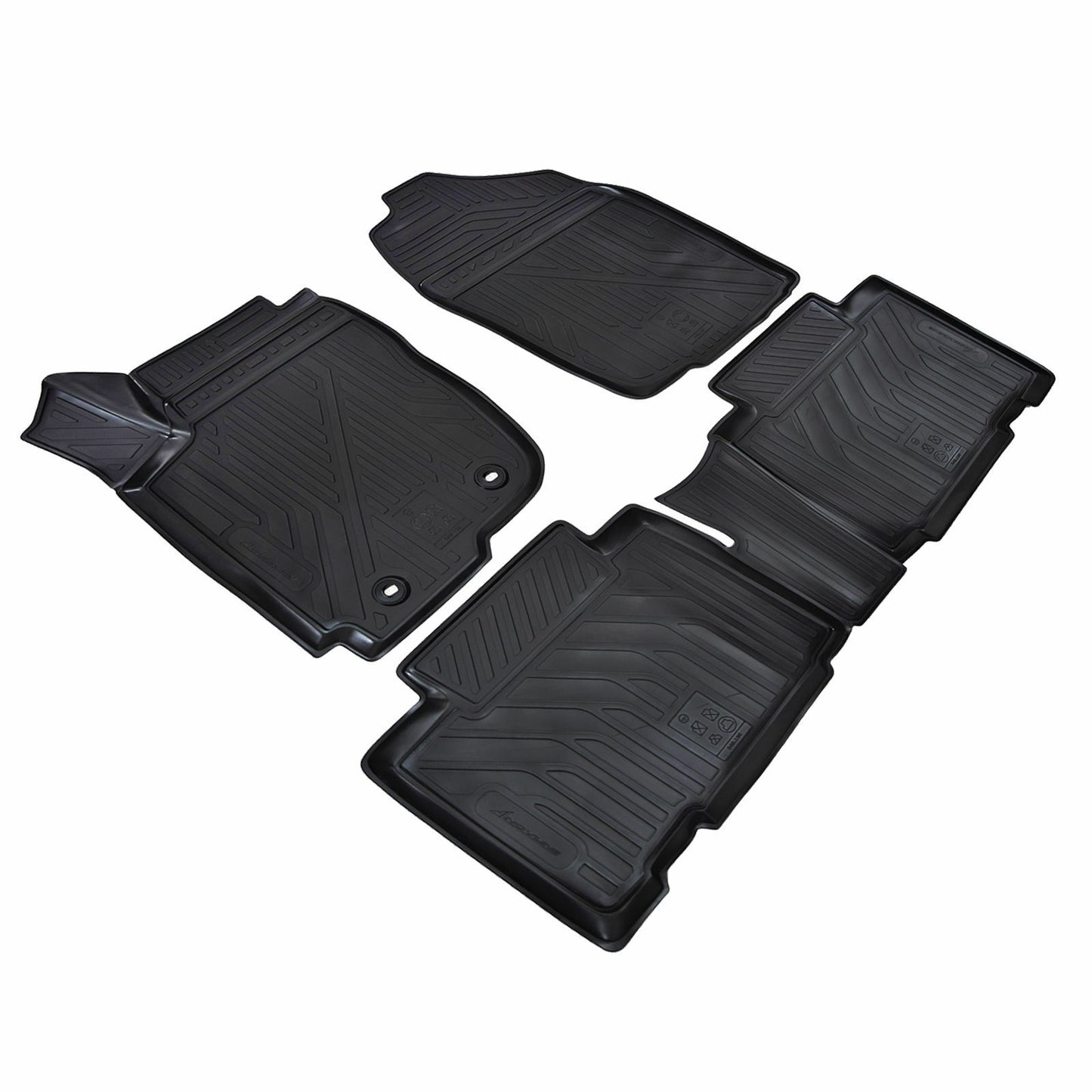 Covorase din cauciuc tip tavita Premium, Toyota RAV4, SUV, 2015-