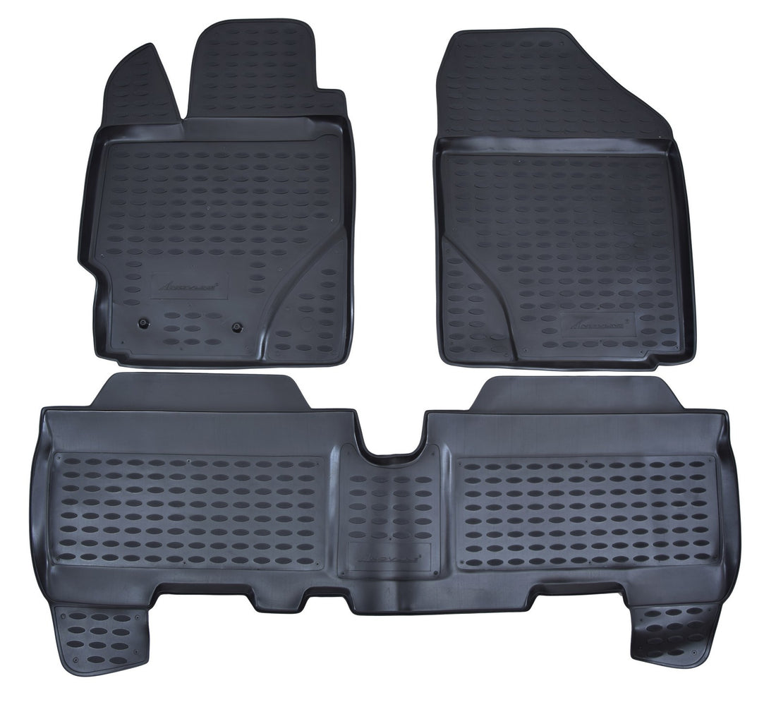 Covorase din cauciuc tip tavita Premium, Toyota Yaris, 2005-2011