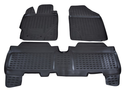 Covorase din cauciuc tip tavita Premium, Toyota Yaris, 2005-2011