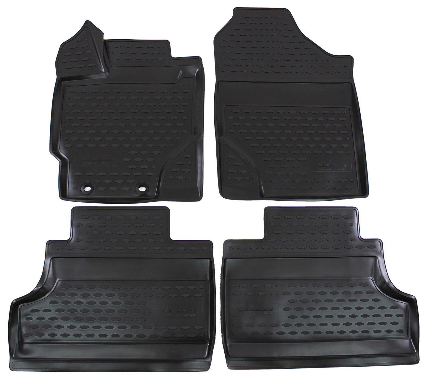 Covorase din cauciuc tip tavita Premium, Toyota Yaris, 2010-2014