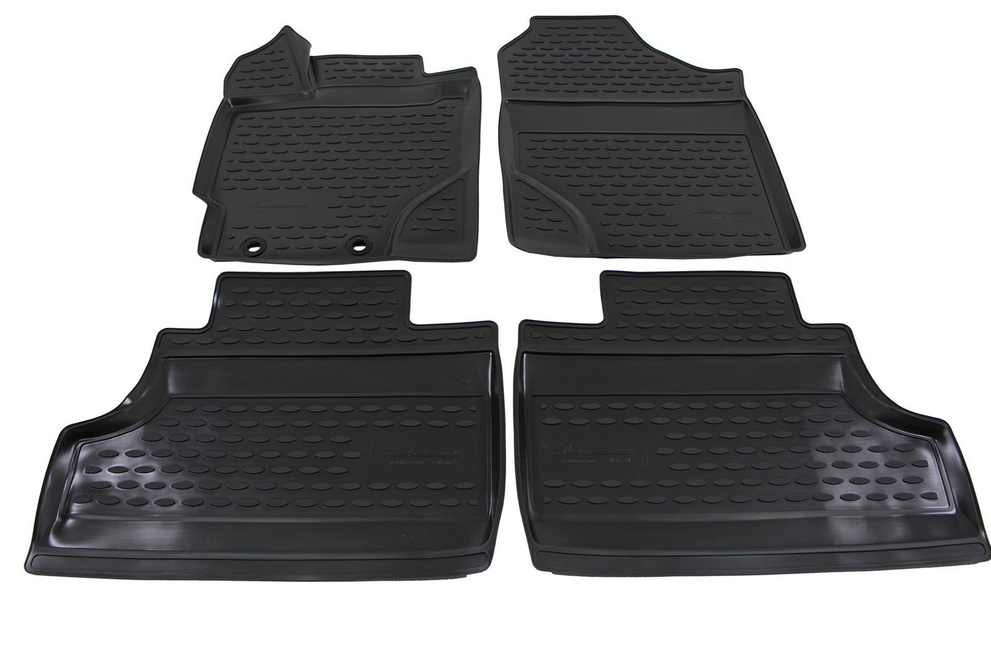 Covorase din cauciuc tip tavita Premium, Toyota Yaris, 2010-2014
