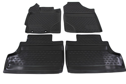 Covorase din cauciuc tip tavita Premium, Toyota Yaris, 2010-2014