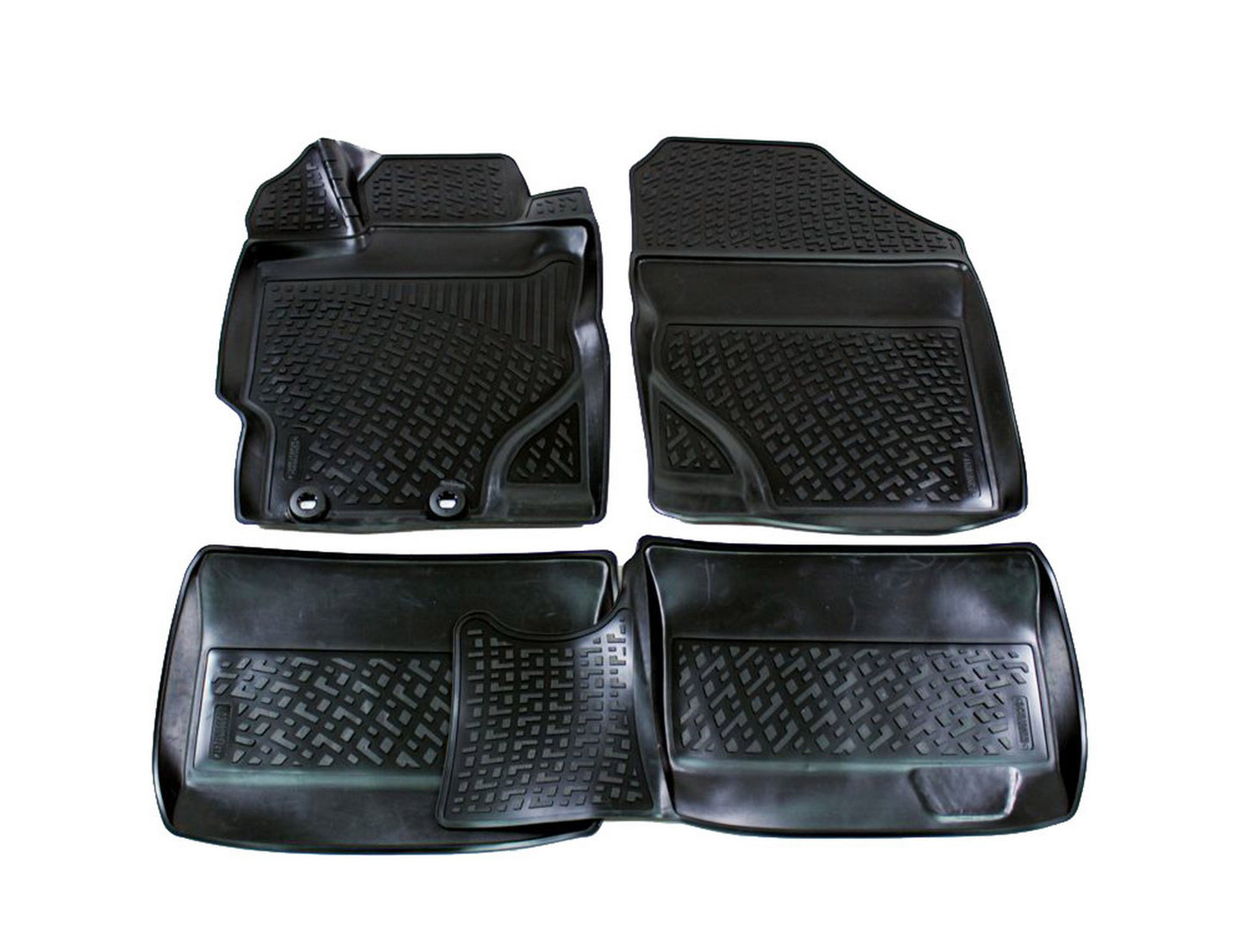 Covorase din cauciuc tip tavita Premium, Toyota Yaris, 2014-2019
