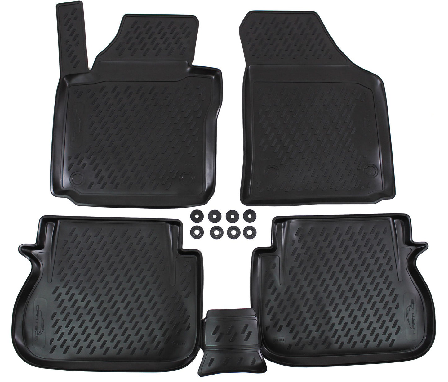 Covorase din cauciuc tip tavita Premium, Volkswagen Caddy, van/MPV, 2015-