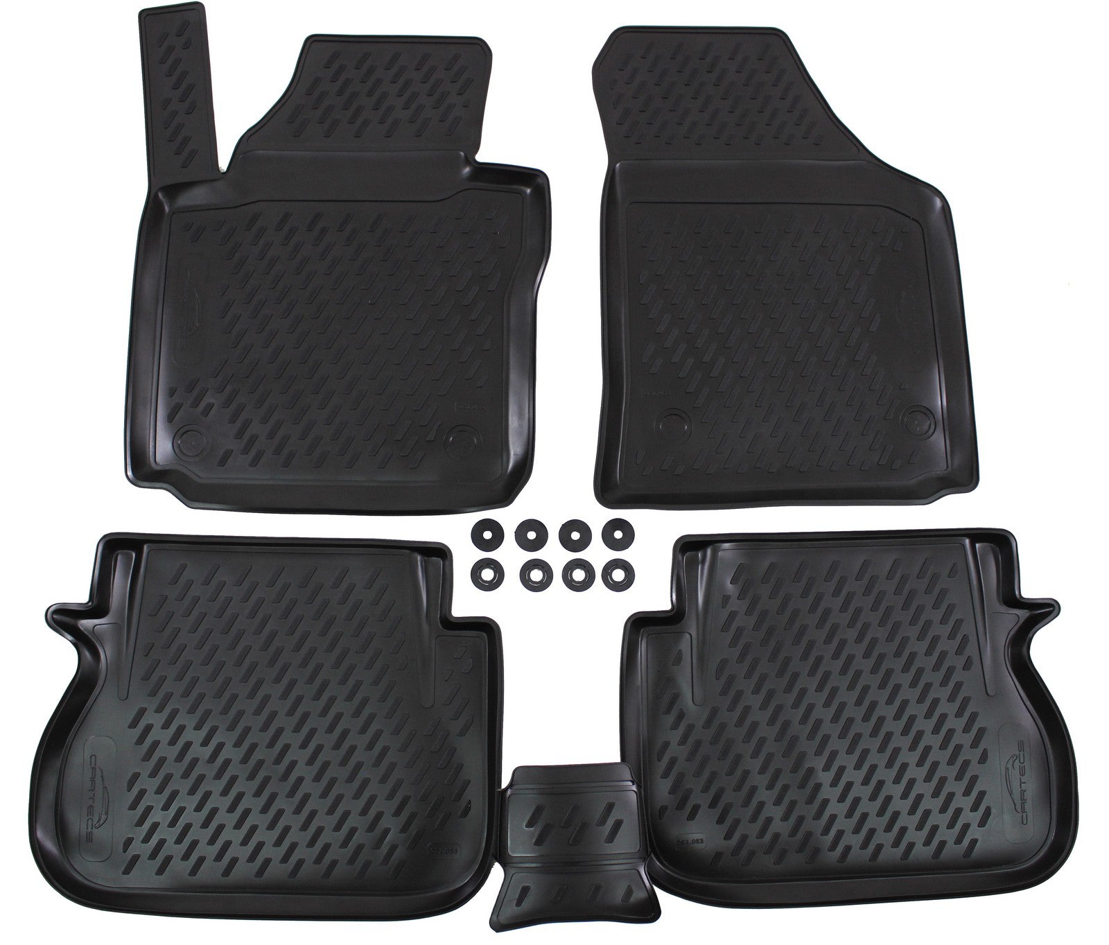 Covorase din cauciuc tip tavita Premium, Volkswagen Caddy, van/MPV, 2015-