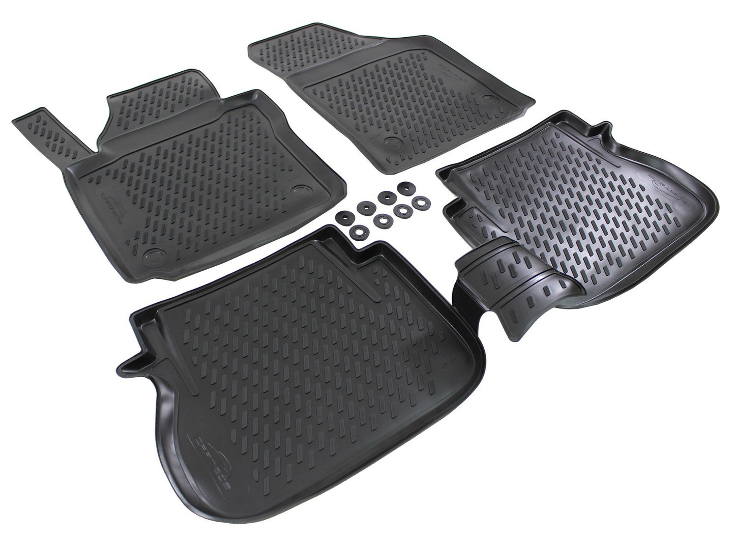 Covorase din cauciuc tip tavita Premium, Volkswagen Caddy, van/MPV, 2015-
