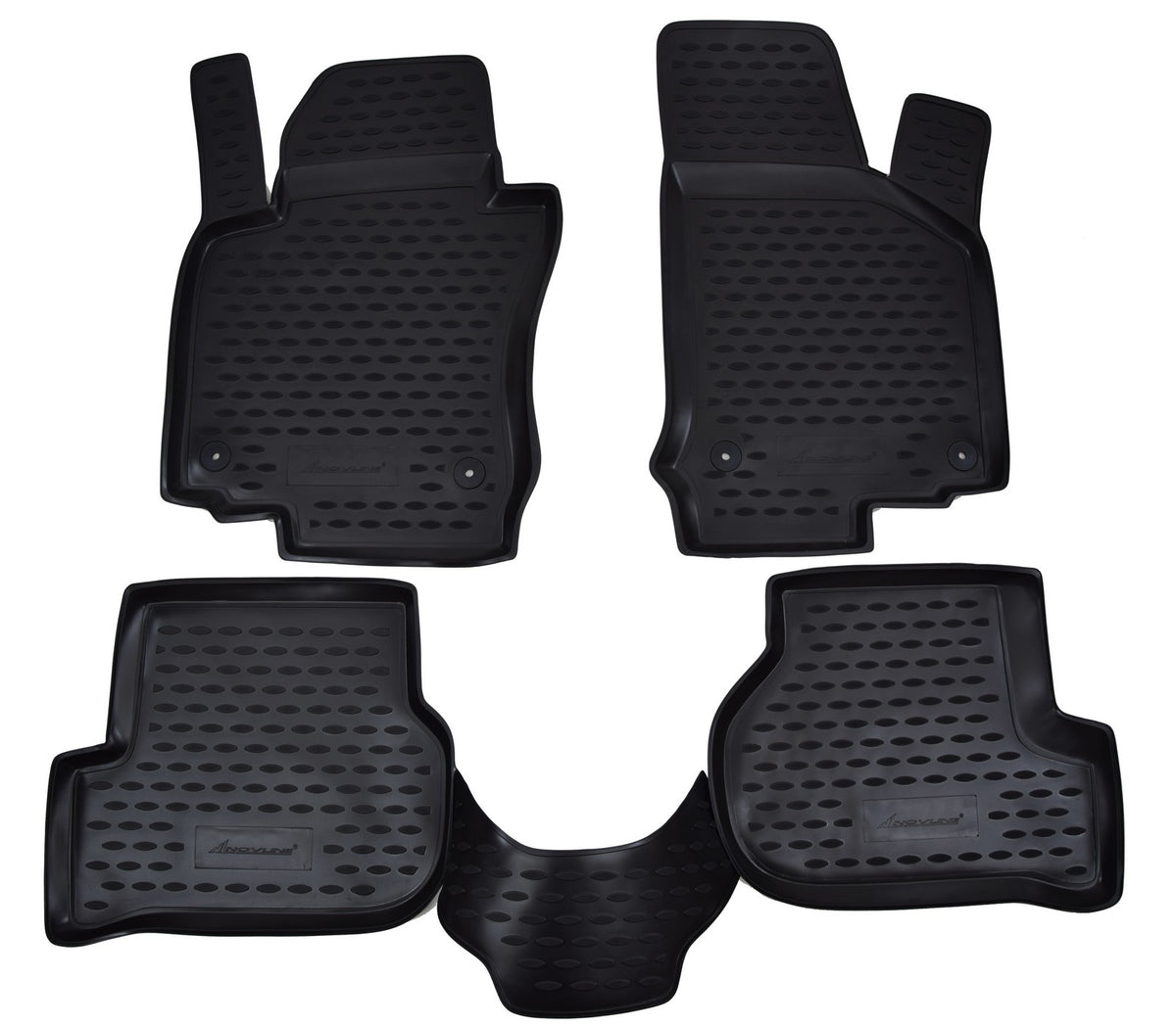 Covorase din cauciuc tip tavita Premium, Volkswagen Golf (5/6), 2003-2012, 4 piese