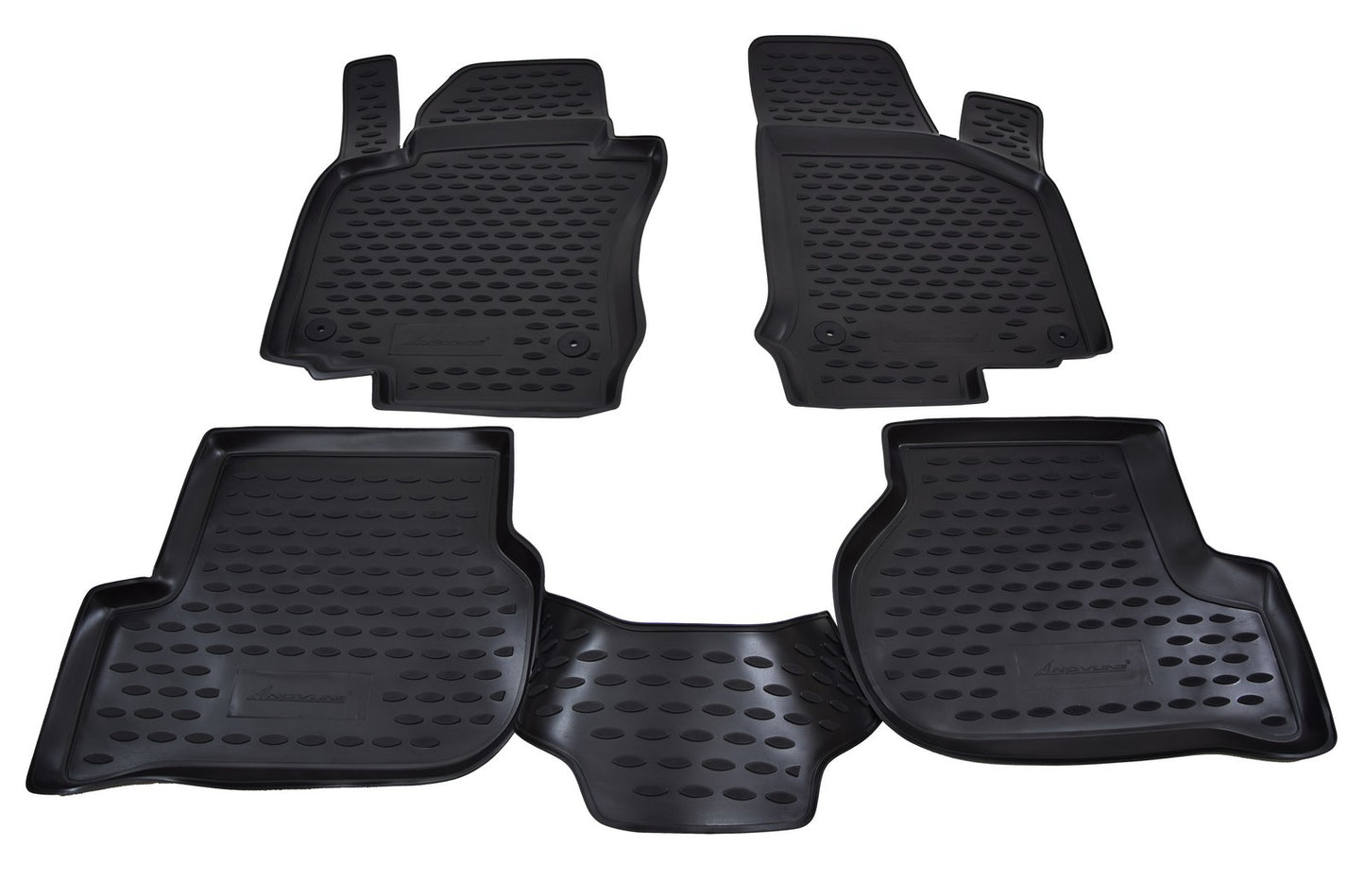 Covorase din cauciuc tip tavita Premium, Volkswagen Golf (5/6), 2003-2012, 4 piese