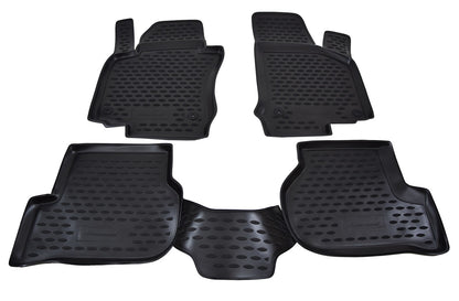 Covorase din cauciuc tip tavita Premium, Volkswagen Golf (5/6), 2003-2012, 4 piese