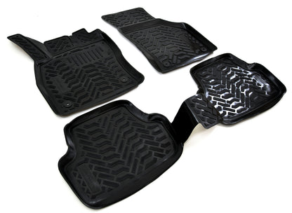 Covorase din cauciuc tip tavita Premium, Volkswagen Golf 7, 2012-2020