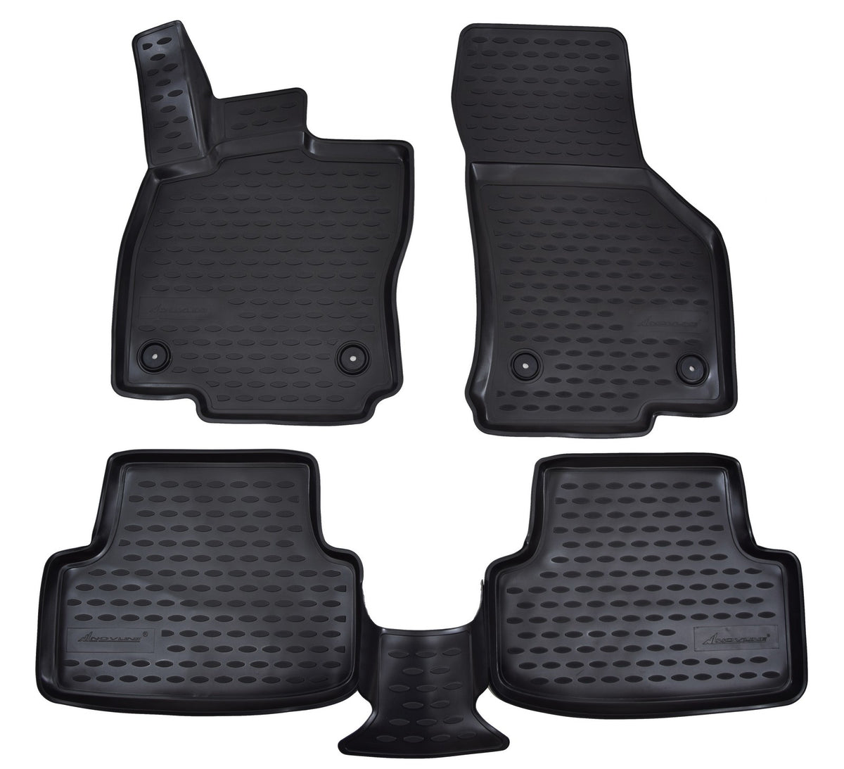 Covorase din cauciuc tip tavita Premium, Volkswagen Golf 7, hatchback, 2012-2020