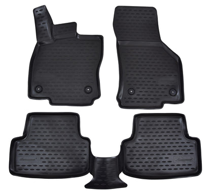 Covorase din cauciuc tip tavita Premium, Volkswagen Golf 7, hatchback, 2012-2020