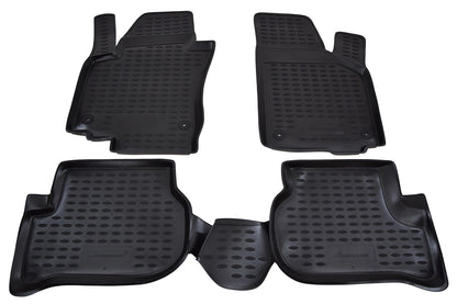 Covorase din cauciuc tip tavita Premium, Volkswagen Golf Plus, MPV, 2004-2014