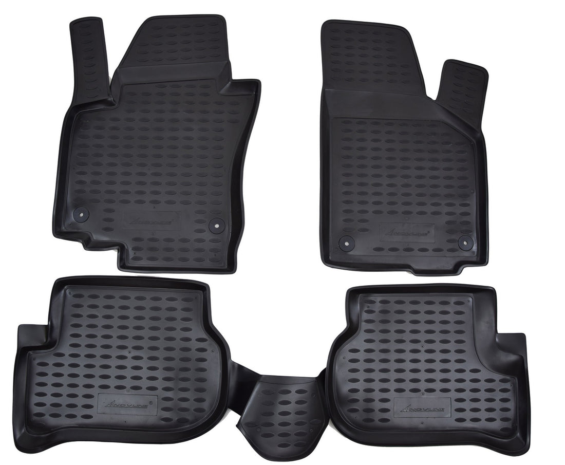 Covorase din cauciuc tip tavita Premium, Volkswagen Golf Plus, MPV, 2004-2014