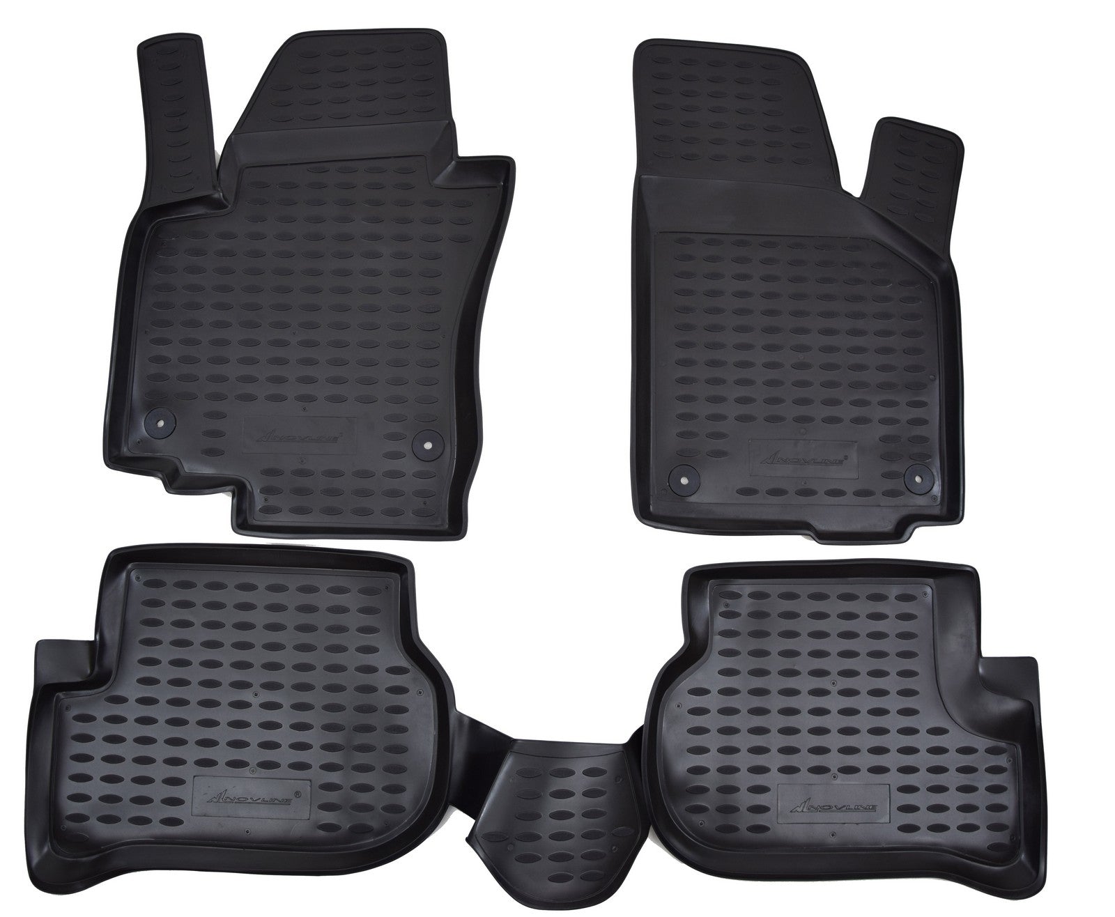Covorase din cauciuc tip tavita Premium, Volkswagen Golf Plus, MPV, 2004-2014