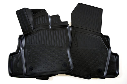 Covorase din cauciuc tip tavita Premium, Volkswagen Golf VII, combi, 2012-2020
