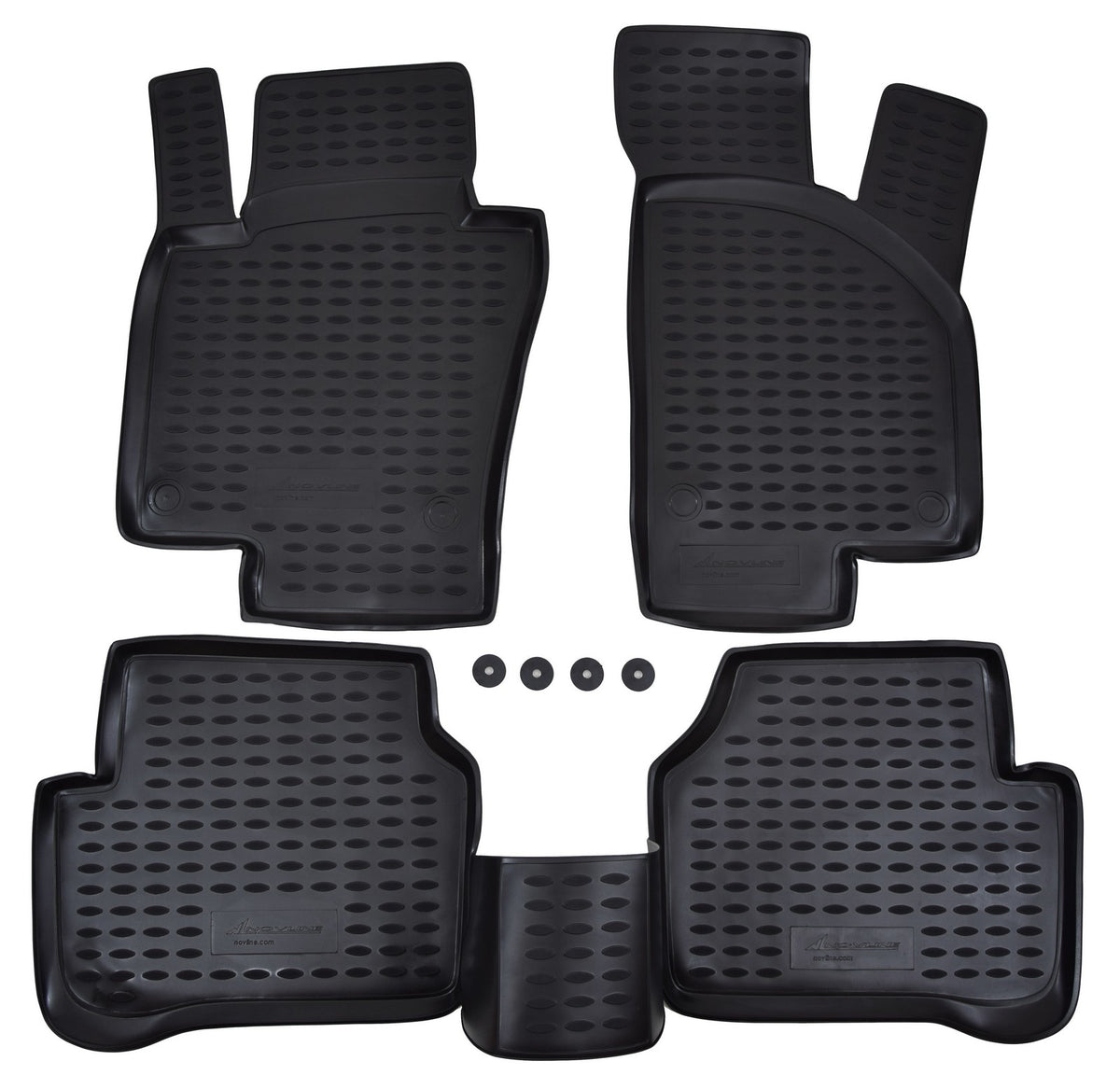 Covorase din cauciuc tip tavita Premium, Volkswagen Passat (B6/B7/CC), sedan/break, 2005-2015, 4 piese