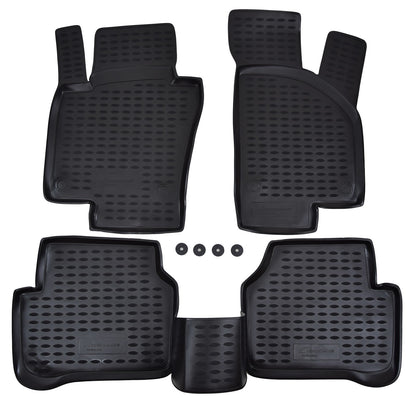 Covorase din cauciuc tip tavita Premium, Volkswagen Passat (B6/B7/CC), sedan/break, 2005-2015, 4 piese