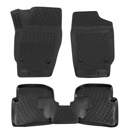 Covorase din cauciuc tip tavita Premium, Volkswagen Polo, 2001-2009