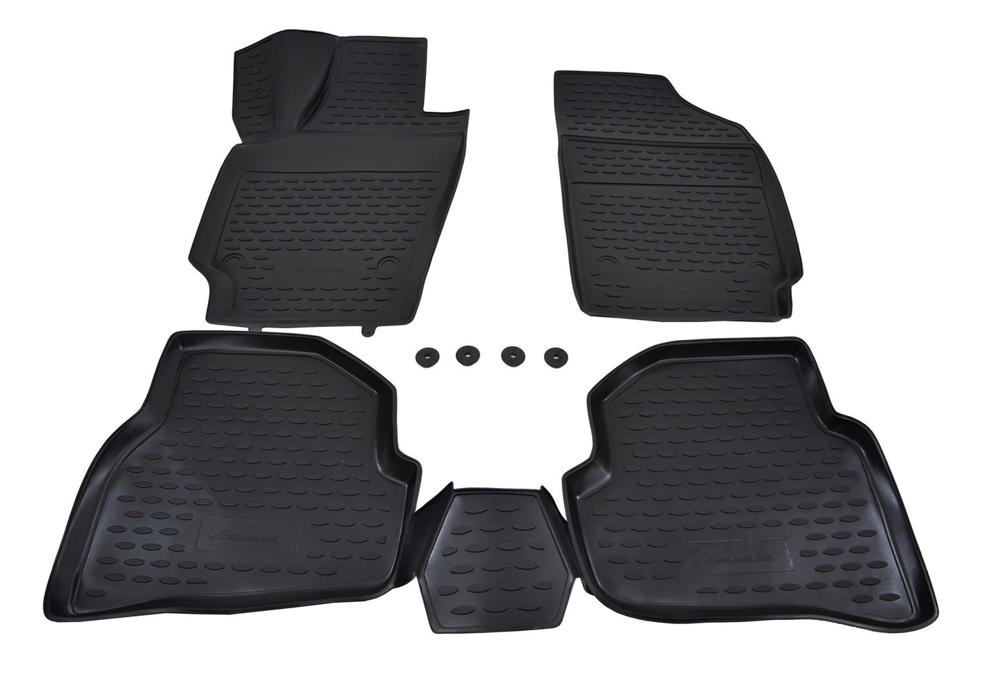 Covorase din cauciuc tip tavita Premium, Volkswagen Polo, 2009-2017