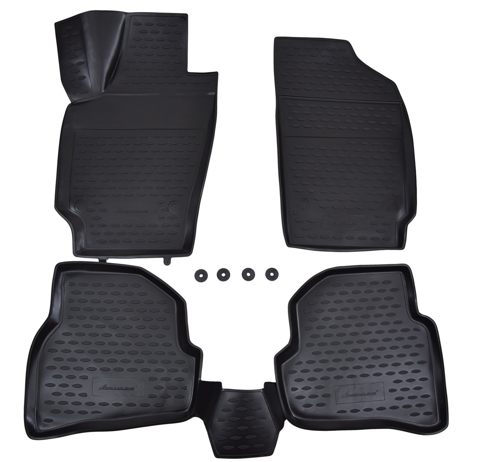 Covorase din cauciuc tip tavita Premium, Volkswagen Polo, 2009-2017