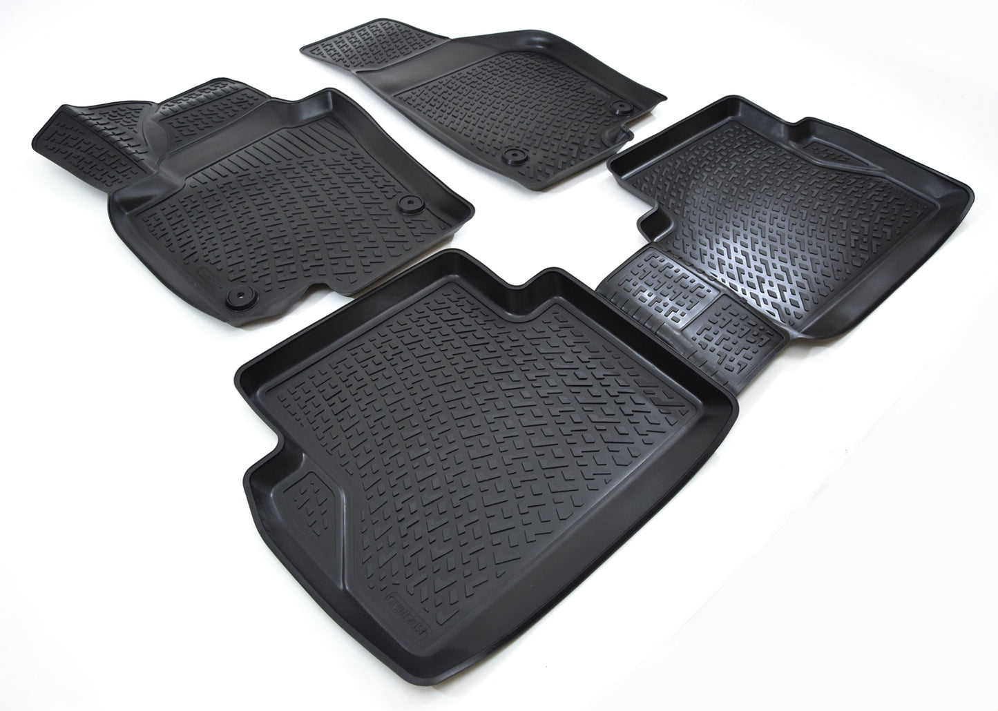 Covorase din cauciuc tip tavita Premium, Volkswagen Sharan, 2010-