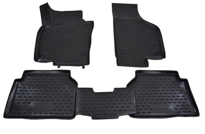 Covorase din cauciuc tip tavita Premium, Volkswagen Tiguan, 2007-2016