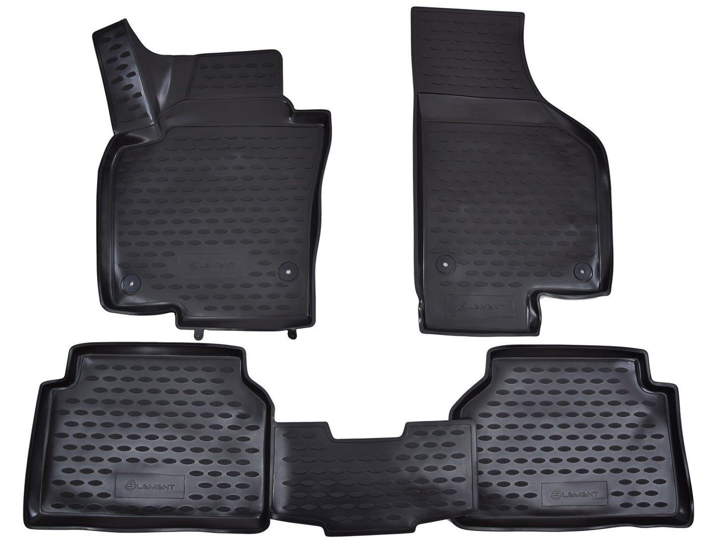 Covorase din cauciuc tip tavita Premium, Volkswagen Tiguan, 2007-2016