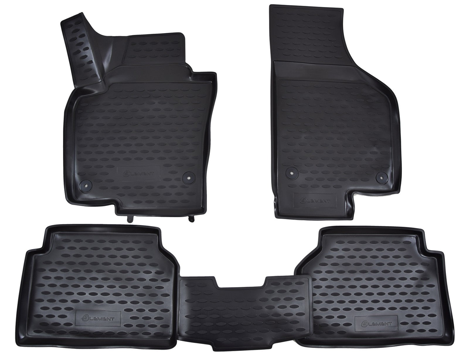Covorase din cauciuc tip tavita Premium, Volkswagen Tiguan, 2007-2016