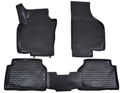 Covorase din cauciuc tip tavita Premium, Volkswagen Tiguan, 2007-2016