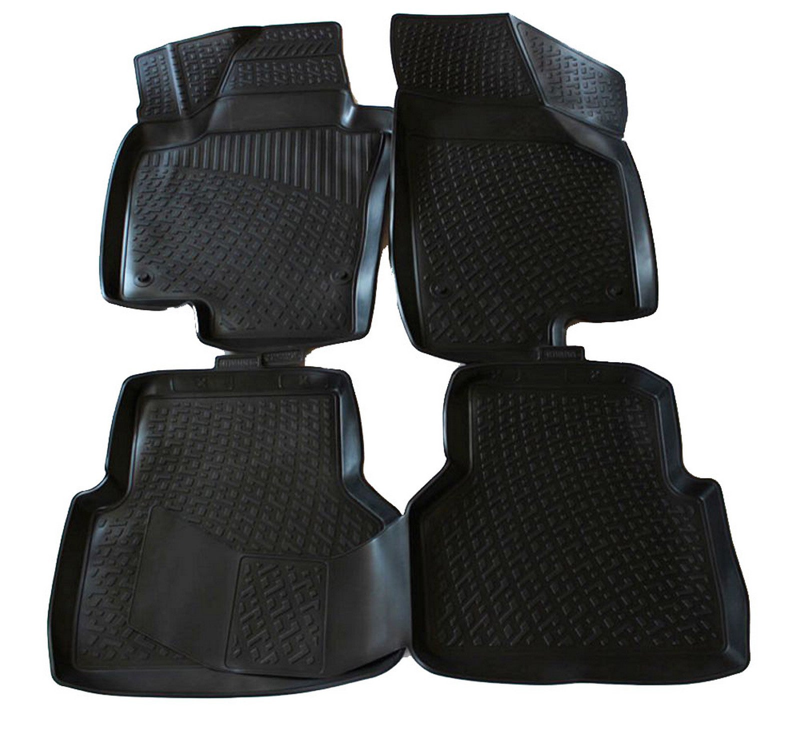 Covorase din cauciuc tip tavita Premium, Volkswagen Tiguan, 2007-2016