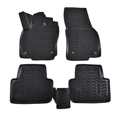 Covorase din cauciuc tip tavita Premium, Volkswagen Tiguan, 2016-