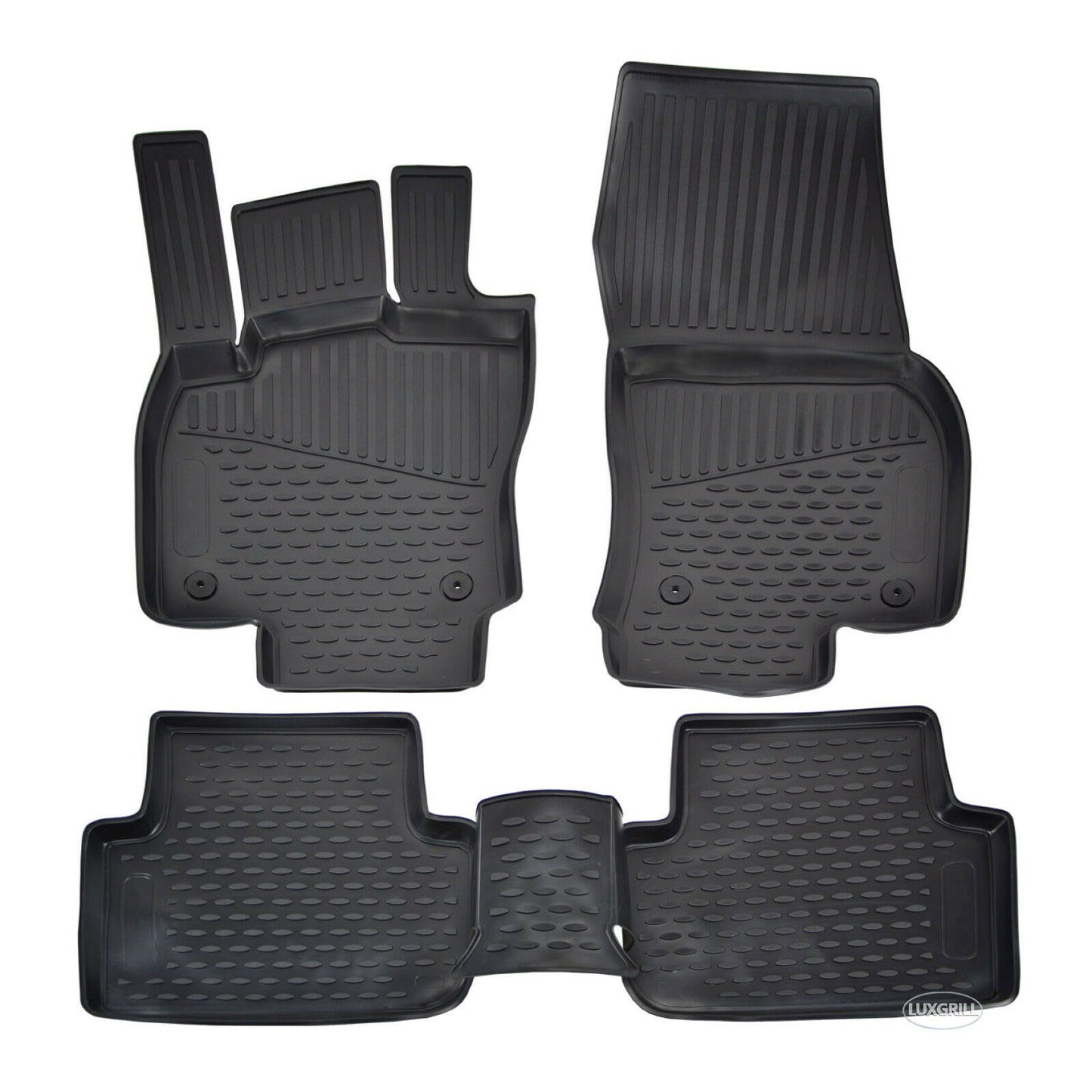 Covorase din cauciuc tip tavita Premium, Volkswagen Tiguan Allspace, 2016 -